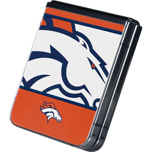 NFL Denver Broncos Zone Block Galaxy Z Flip5 5G Skin