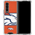 NFL Denver Broncos Zone Block Galaxy Z Fold4 5G Clear Case