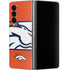 NFL Denver Broncos Zone Block Galaxy Z Fold4 5G Skin