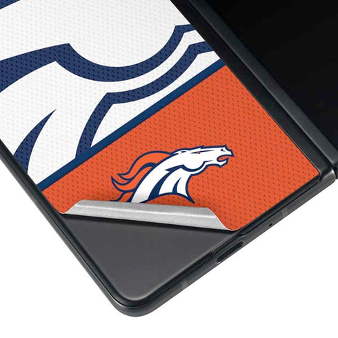 NFL Denver Broncos Zone Block Galaxy Z Fold4 5G Skin