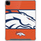 NFL Denver Broncos Zone Block iPad Pro 12.9in (2020) Clear Case