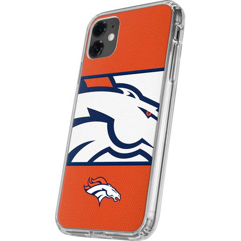 NFL Denver Broncos Zone Block iPhone 11 Clear Case