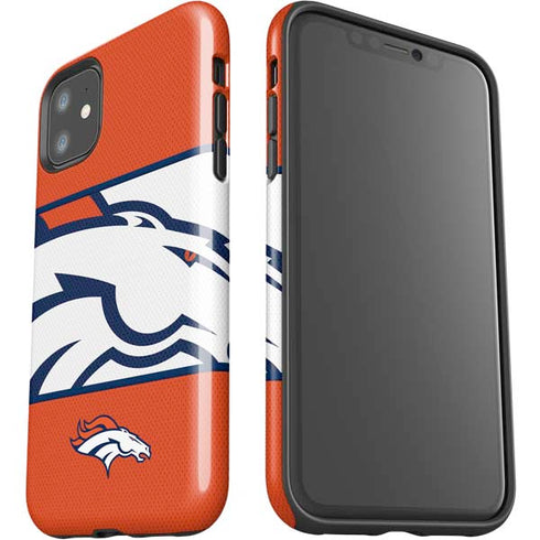 NFL Denver Broncos Zone Block iPhone 11 Impact Case