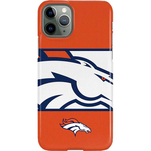 NFL Denver Broncos Zone Block iPhone 11 Pro Lite Case