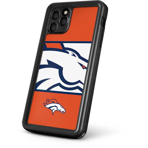NFL Denver Broncos Zone Block iPhone 11 Pro Max Waterproof Case