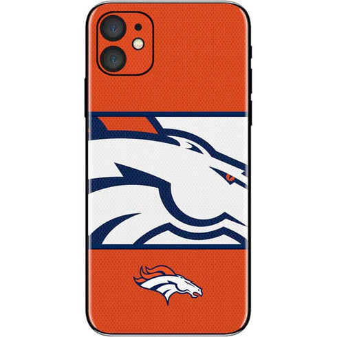 NFL Denver Broncos Zone Block iPhone 11 Skin