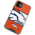 NFL Denver Broncos Zone Block iPhone 12 Clear Case