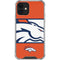 NFL Denver Broncos Zone Block iPhone 12 Mini Clear Case