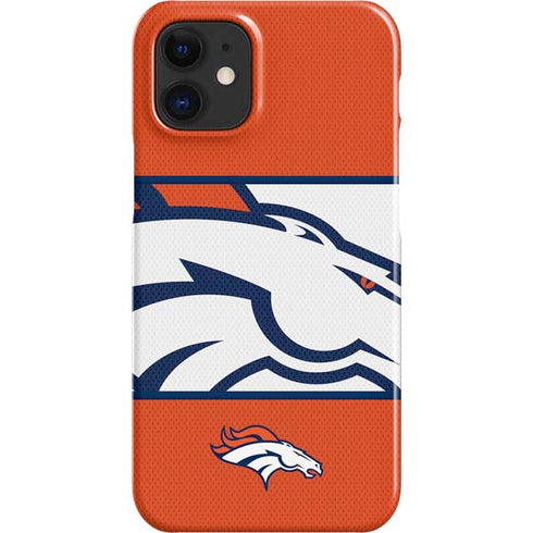 NFL Denver Broncos Zone Block iPhone 12 Mini Lite Case