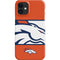 NFL Denver Broncos Zone Block iPhone 12 Mini Lite Case