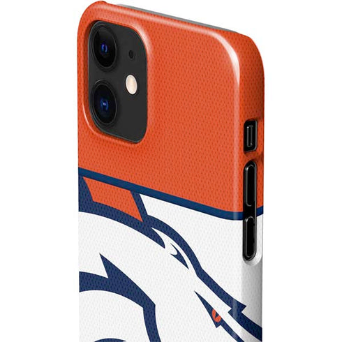 NFL Denver Broncos Zone Block iPhone 12 Mini Lite Case