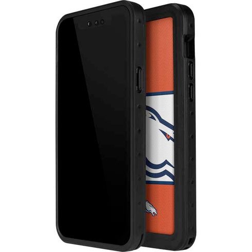 NFL Denver Broncos Zone Block iPhone 12 Mini Waterproof Case