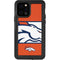 NFL Denver Broncos Zone Block iPhone 12 Pro Waterproof Case