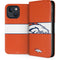 NFL Denver Broncos Zone Block iPhone 13 Folio Case