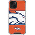NFL Denver Broncos Zone Block iPhone 13 Mini Clear Case