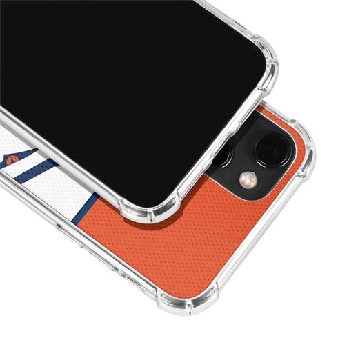 NFL Denver Broncos Zone Block iPhone 13 Mini Clear Case