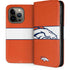 NFL Denver Broncos Zone Block iPhone 13 Pro Folio Case
