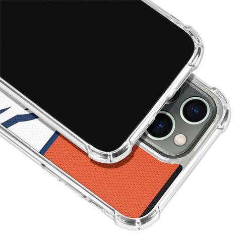 NFL Denver Broncos Zone Block iPhone 13 Pro Max Clear Case