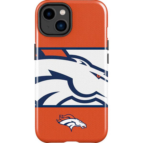 NFL Denver Broncos Zone Block iPhone 15 Plus Impact Case