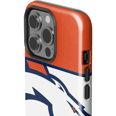 NFL Denver Broncos Zone Block iPhone 15 Pro Impact Case