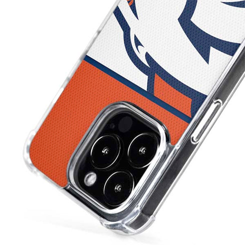 NFL Denver Broncos Zone Block iPhone 15 Pro MagSafe Case