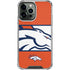 NFL Denver Broncos Zone Block iPhone 14 Pro Max Clear Case