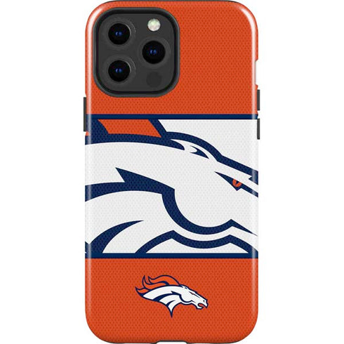NFL Denver Broncos Zone Block iPhone 15 Pro Max Impact Case
