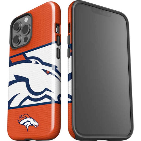 NFL Denver Broncos Zone Block iPhone 15 Pro Max Impact Case