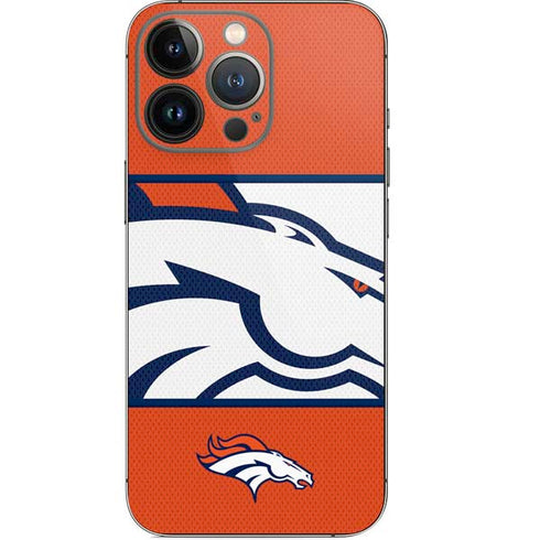 NFL Denver Broncos Zone Block iPhone 15 Pro Skin