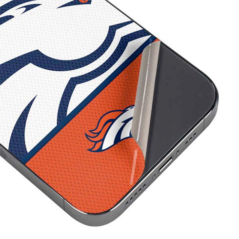 NFL Denver Broncos Zone Block iPhone 14 Pro Skin