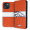 NFL Denver Broncos Zone Block iPhone 15 Plus Folio Case