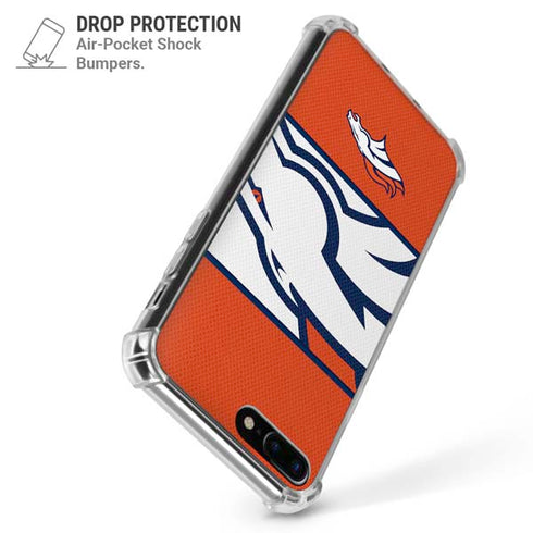 NFL Denver Broncos Zone Block iPhone 7/8 Plus Clear Case