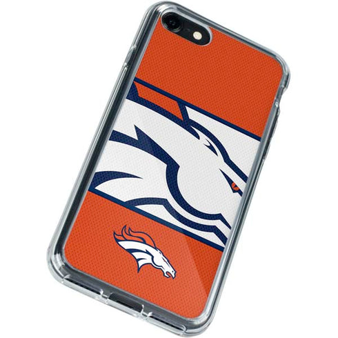 NFL Denver Broncos Zone Block iPhone SE (2nd & 3rd Gen) Clear Case