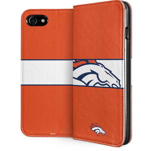 NFL Denver Broncos Zone Block iPhone SE (2nd & 3rd Gen) Folio Case