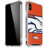 NFL Denver Broncos Zone Block iPhone XS Max Clear Case