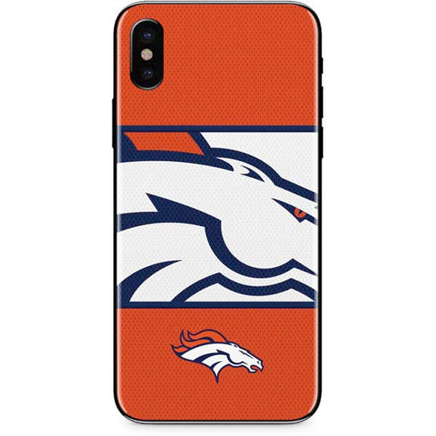 NFL Denver Broncos Zone Block iPhone XS Skin