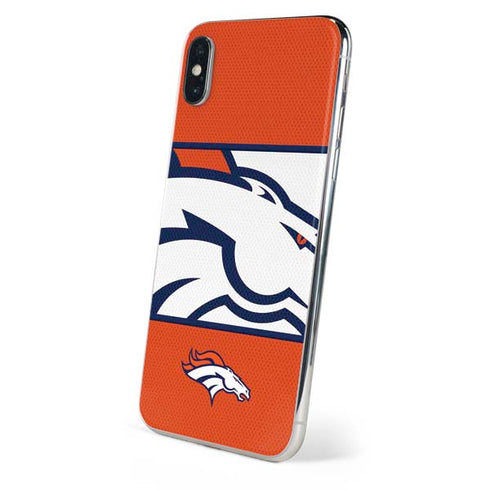 NFL Denver Broncos Zone Block iPhone XS Skin