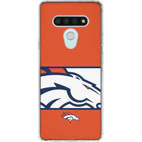NFL Denver Broncos Zone Block LG Stylo 6 Clear Case