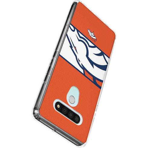 NFL Denver Broncos Zone Block LG Stylo 6 Clear Case