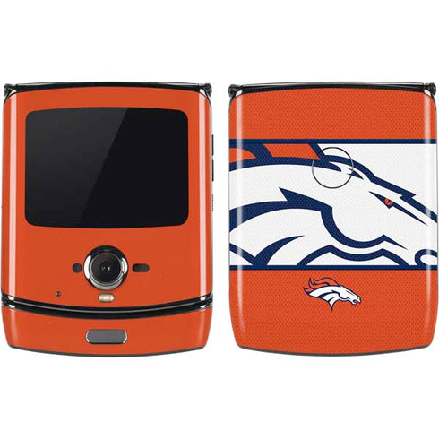 NFL Denver Broncos Zone Block Motorola RAZR Skin