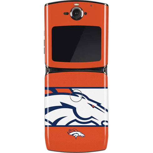 NFL Denver Broncos Zone Block Motorola RAZR Skin
