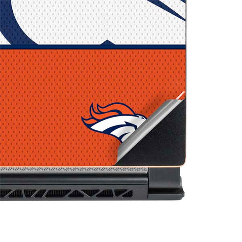 NFL Denver Broncos Zone Block MSI GS65 Stealth Laptop Skin