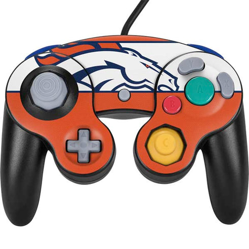 NFL Denver Broncos Zone Block Nintendo GameCube Controller Skin