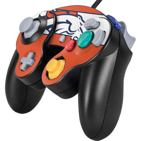 NFL Denver Broncos Zone Block Nintendo GameCube Controller Skin