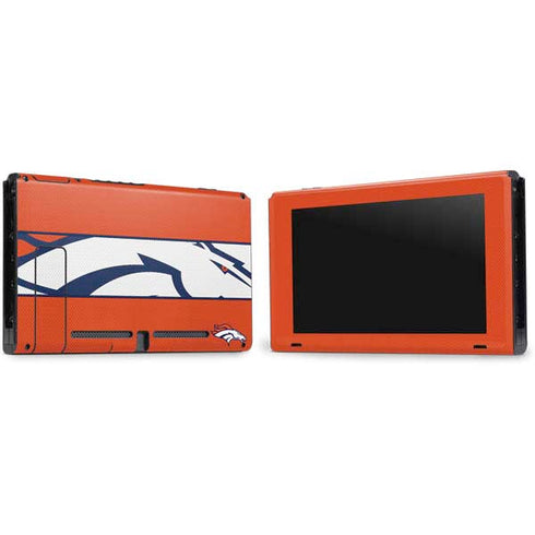NFL Denver Broncos Zone Block Nintendo Switch Bundle Skin