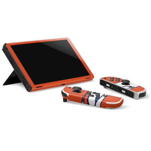 NFL Denver Broncos Zone Block Nintendo Switch OLED (2021) Skin