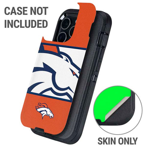 NFL Denver Broncos Zone Block Otterbox Defender iPhone Skin