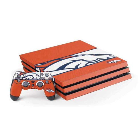 NFL Denver Broncos Zone Block PS4 Pro Bundle Skin