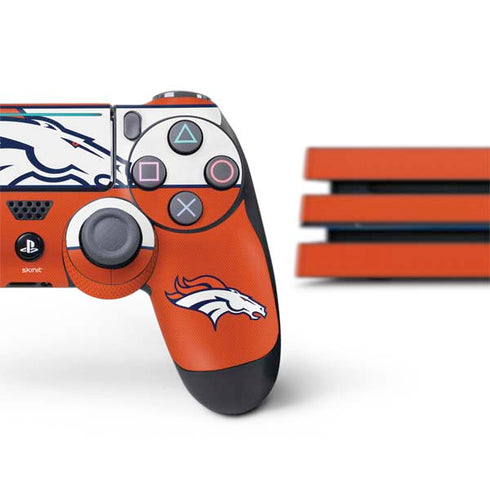 NFL Denver Broncos Zone Block PS4 Pro Bundle Skin