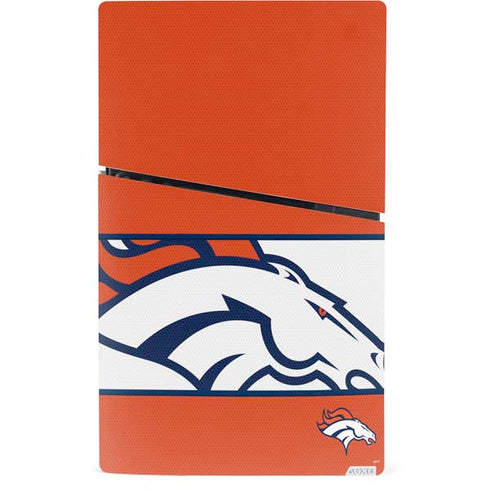NFL Denver Broncos Zone Block PS5 Slim Digital Edition Console Skin